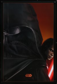 5g0959 REVENGE OF THE SITH style A teaser DS 1sh 2005 Star Wars Episode III, image of Darth Vader!