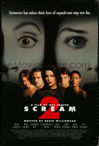 5g0973 SCREAM 2 1sh 1997 Wes Craven directed, Neve Campbell, Courteney Cox