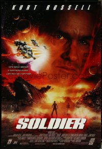 5g0993 SOLDIER 1sh 1998 Kurt Russell, Jason Scott Lee, great sci-fi image!