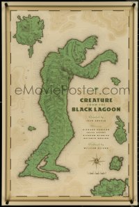 5g0516 CREATURE FROM THE BLACK LAGOON #51/475 24x36 art print 2012 Mondo, Alamo, Durieux, first ed.!