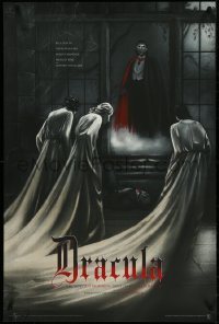 5g0519 DRACULA #39/325 24x36 art print 2015 Mondo, Lugosi & vampires, Jonathan Burton, regular ed.!