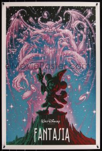 5g0524 FANTASIA #354/390 24x36 art print 2014 Mondo, Mickey Mouse by Jeff Soto, first edition!