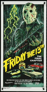 5g0525 FRIDAY THE 13th - THE FINAL CHAPTER #27/275 15x30 art print 2017 Rockin' Jelly Bean, regular!