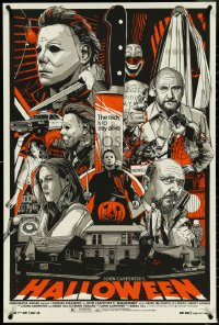 5g0534 HALLOWEEN #2548/2710 24x36 art print 2021 Michael Myers art by Tyler Stout, timed reg. ed.!