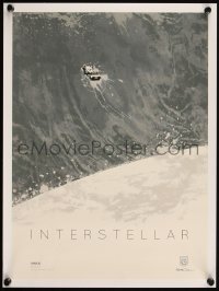 5g0508 INTERSTELLAR IMAX 12x16 art print 2014 Kevin Dat artwork of vessel on huge wave!