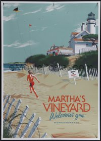 5g0510 JAWS 20x28 art print 2021 Mondo, Durieux, Martha's Vineyard Welcomes You, Alex Offset ed.!