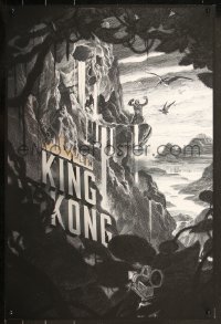 5g0543 KING KONG #115/280 foil 20x30 art print 2015 Nicolas Delort art, regular edition!