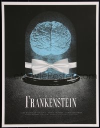 5g0505 YOUNG FRANKENSTEIN #28/37 18x23 art print 2009 Mondo, Alan Hynes, GID Blue edition!