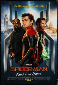 5g1006 SPIDER-MAN: FAR FROM HOME IMAX int'l advance DS 1sh 2019 Marvel Comics, Holland, 3 cast style!