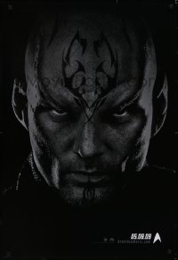 5g1013 STAR TREK teaser DS 1sh 2009 cool portrait image of Eric Bana as Nero over black background!