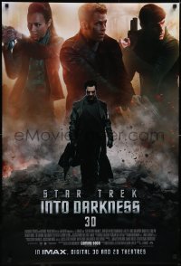 5g1018 STAR TREK INTO DARKNESS advance DS 1sh 2013 Cumberbatch & city in ruins, top cast images!