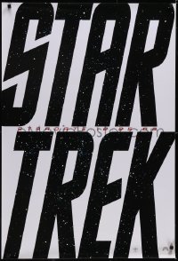 5g1010 STAR TREK teaser 1sh 2009 space title design, Stardate 12.25.08, but didn't happen!