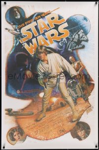 5g1028 STAR WARS THE FIRST TEN YEARS signed #257/3000 Kilian 1sh 1987 by artist Drew Struzan!