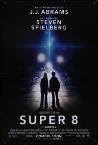 5g1037 SUPER 8 int'l advance DS 1sh 2011 J.J. Abrams and Spielberg, Kyle Chandler, Elle Fanning!