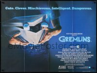 5h0315 GREMLINS British quad 1984 cute, clever, mischievous, dangerous, Joe Dante horror comedy!