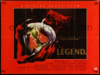 5h0324 LEGEND British quad 1986 Tom Cruise, Mia Sara, Ridley Scott, cool fantasy artwork by Alvin!