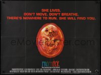 5h0332 PROPHECY British quad 1979 John Frankenheimer, art of monster in embryo by Paul Lehr!