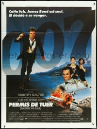 5h0123 LICENCE TO KILL French 1p 1989 Timothy Dalton as James Bond 007, he's out for revenge!