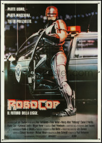 5h0191 ROBOCOP Italian 2p 1988 Paul Verhoeven, full-length cyborg policeman Peter Weller by Mike Bryan!