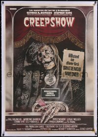 5h0386 CREEPSHOW linen Spanish 1982 George Romero & Stephen King's tribute to E.C. Comics, Joann art!