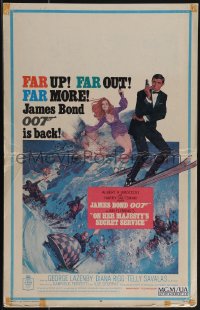 5h0089 ON HER MAJESTY'S SECRET SERVICE WC 1969 George Lazenby's only appearance as James Bond!