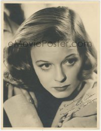 5j0075 MARGARET SULLAVAN signed deluxe 10x13 still 1930s super close up by Clarence Sinclair Bull!