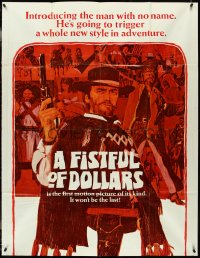 5j0635 FISTFUL OF DOLLARS INCOMPLETE 3sh 1967 introducing the man with no name, Clint Eastwood!