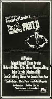 5j0637 GODFATHER PART II int'l 3sh 1974 Al Pacino in Francis Ford Coppola classic crime sequel!