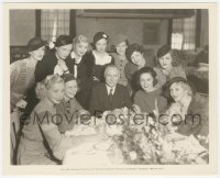 5j1723 ANN SHERIDAN/IDA LUPINO deluxe 8x10 still 1934 with Adolph Zukor & 9 young potential stars!