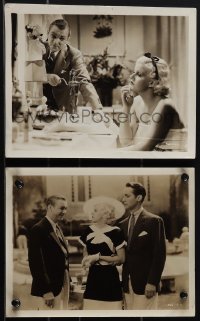 5j1982 BOMBSHELL 2 8x10 stills 1933 great images of sexy Jean Harlow w/ Lee Tracy and Frank Morgan!