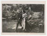 5j1736 BRINGING UP BABY 7x9.25 news photo 1938 Katharine Hepburn & Cary Grant hunting the leopard!