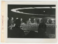 5j1750 DR. STRANGELOVE 8x11 key book still 1964 Peter Sellers with others in war room, Kubrick!