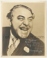 5j0172 HENRY ARMETTA signed deluxe 8x10 still 1937 great close portrait laughing in suit & tie!