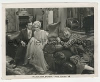 5j1773 HORSE FEATHERS 8.25x10.25 still 1932 wacky Harpo Marx interrupts Thelma Todd & lover Zeppo!