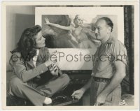 5j1789 KATHARINE HEPBURN/MCCLELLAND BARCLAY deluxe stage play 8x10 still 1942 by art, Without Love!