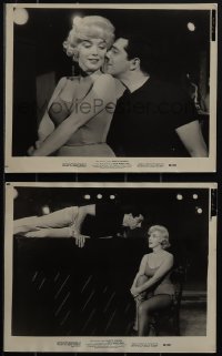 5j1989 LET'S MAKE LOVE 2 8x10 stills 1960 both with sexy Marilyn Monroe + Yves Montand!