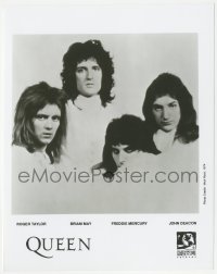 5j1825 QUEEN 8x10 music publicity still 1974 Freddie Mercury, Roger Taylor, Brian May, John Deacon!