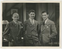 5j1826 RAFFLES candid 8x10 still 1930 Ronald Colman w/producer Samuel Goldwyn & Alister MacDonald!