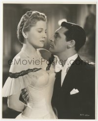 5j1850 SUSPICION 8x10 key book still 1941 c/u of Cary Grant & Joan Fontaine by Longet, Hitchcock!