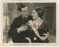 5j1860 TRANSGRESSION 8x10.25 still 1931 close up of pretty Kay Francis romanced by Paul Cavanagh!