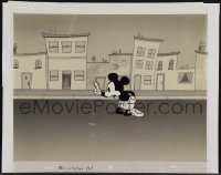 5j0564 MICKEY MOUSE presentation animation cel 1990s with hand painted background!