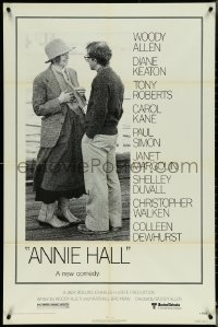 5j0839 ANNIE HALL revised 1sh 1977 full-length Woody Allen & Diane Keaton, a new comedy!