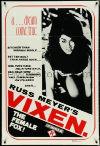 5j0595 VIXEN Aust 1sh 1968 Russ Meyer's unabashedly luscious best, electrifying Erica Gavin!