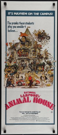 5j0753 ANIMAL HOUSE Aust daybill 1979 John Belushi, Landis, Rick Meyerowitz, Robert Burton printing!