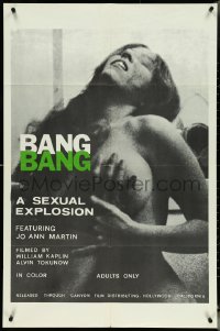 5j0848 BANG BANG 1sh 1970 wild sexy image, a sexual explosion featuring sexy Jo Ann Martin!