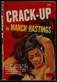 5j1680 CRACK-UP paperback book 1961 Bonfils cover art, torment of a woman, frustrated in marriage!