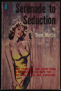 5j1693 SERENADE TO SEDUCTION paperback book 1960 she promised everything a man could ever hope for!