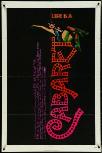 5j0874 CABARET 1sh 1972 Liza Minnelli in Nazi Germany, directed by Bob Fosse, Joseph Caroff art!