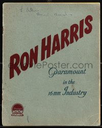 5j0464 RON HARRIS PARAMOUNT IN THE 16MM INDUSTRY English campaign book 1949 Double Indemnity & more!