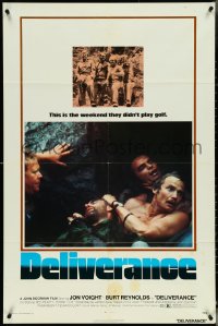 5j0905 DELIVERANCE 1sh 1972 Jon Voight, Burt Reynolds, Ned Beatty, John Boorman classic!